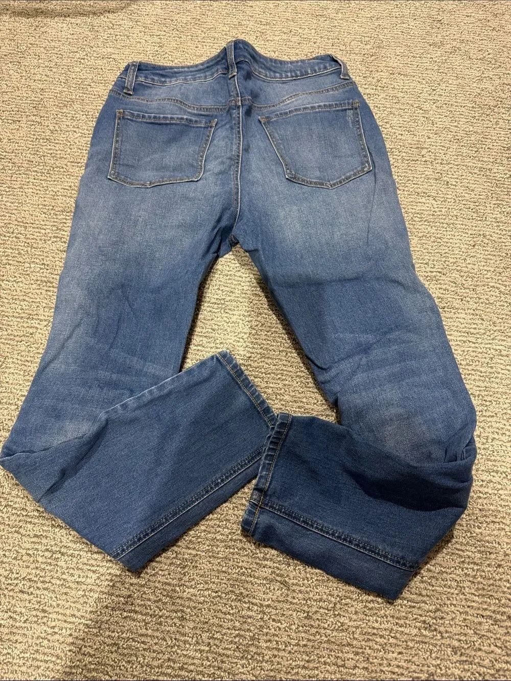 Altar'd State Women's Medium Blue Straight Leg Jeans